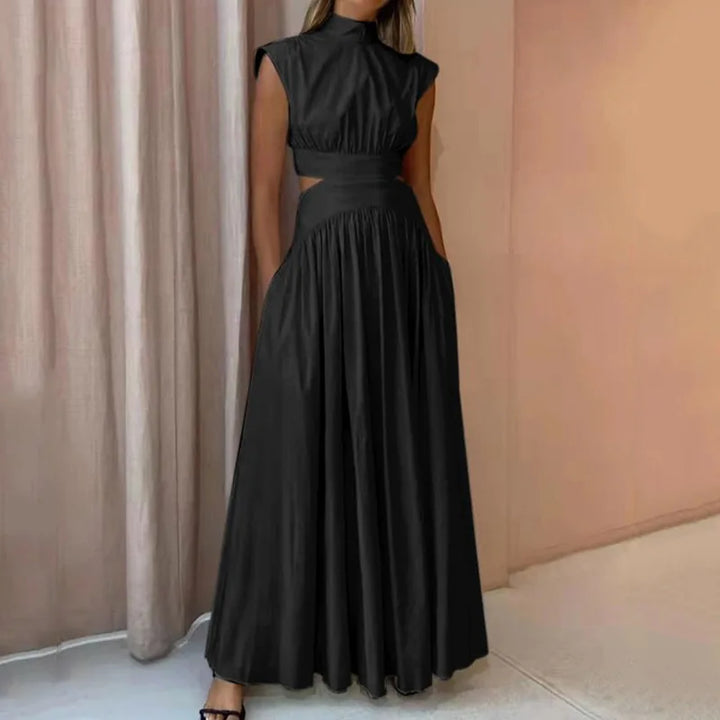 Eloria | Women’s Maxi Dress with Cut Out Waist and Flowing Skirt