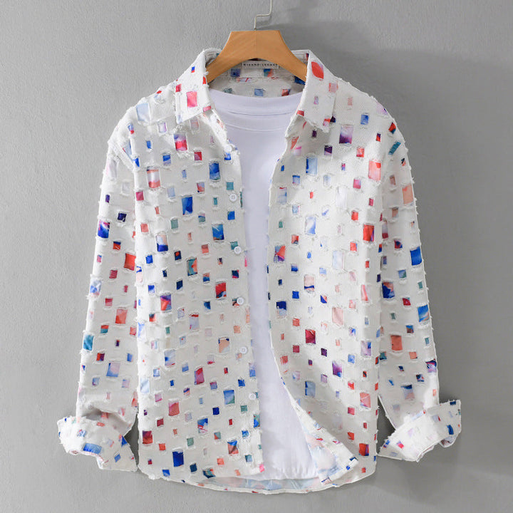 Rowan | Men’s Patterned Shirt for Casual Layering