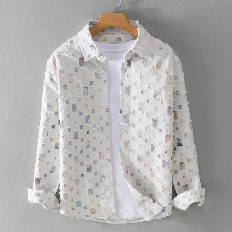 Rowan | Men’s Patterned Shirt for Casual Layering