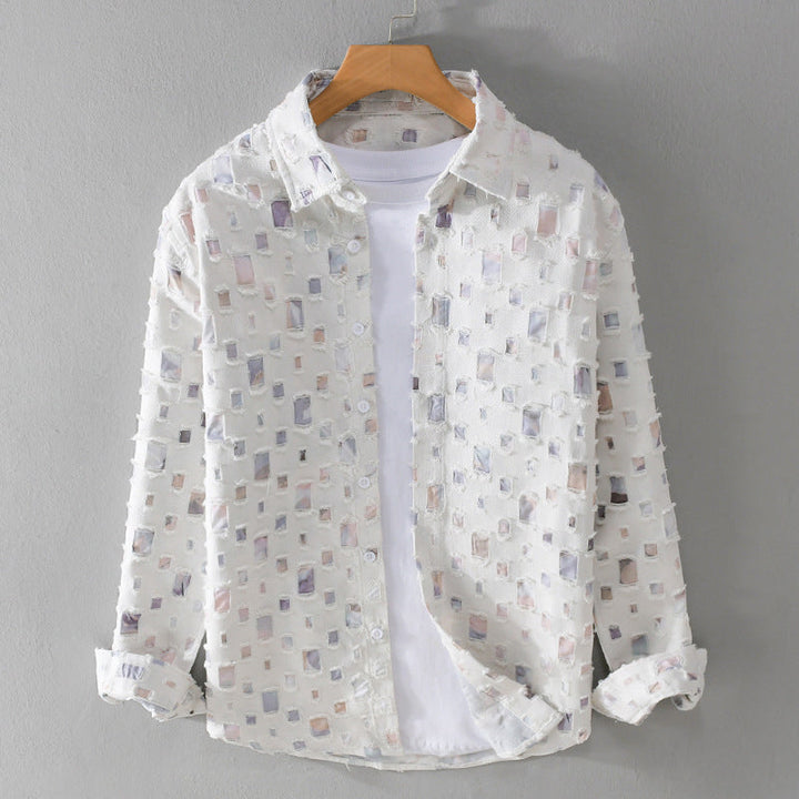 Rowan | Men’s Patterned Shirt for Casual Layering