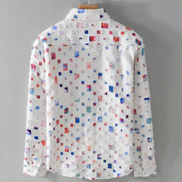 Rowan | Men’s Patterned Shirt for Casual Layering