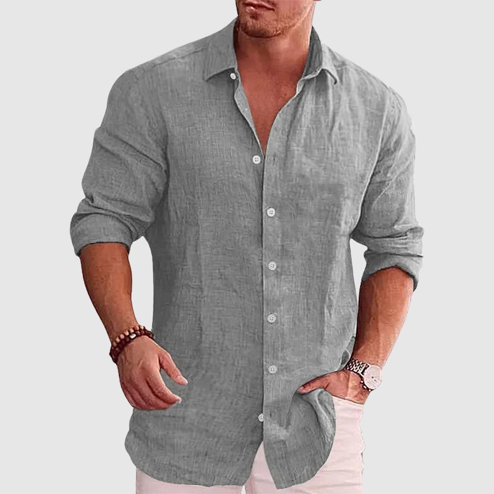 Harrison | Men’s Long Sleeve Shirt for Chilled summer moments