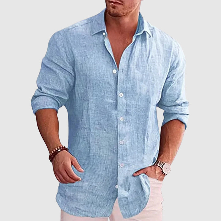 Harrison | Men’s Long Sleeve Shirt for Chilled summer moments