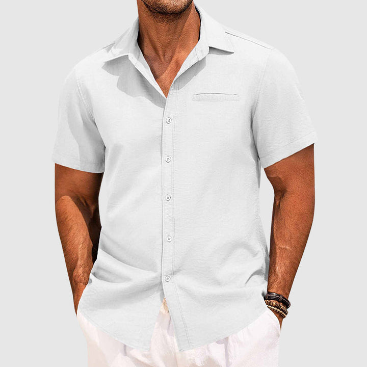 Finn | Men’s Short Sleeve Shirt designed for Summer Vacation