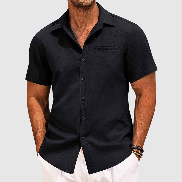 Finn | Men’s Short Sleeve Shirt designed for Summer Vacation