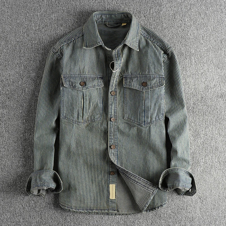 Ashton | Men’s Striped Shirt for Casual Layering
