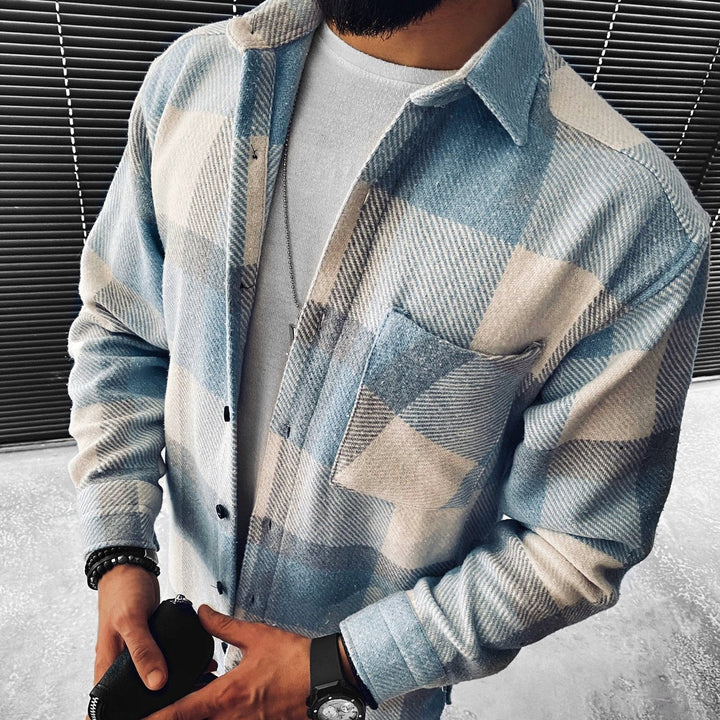 Virel | Men’s Check Shirt Jacket for Casual Layering