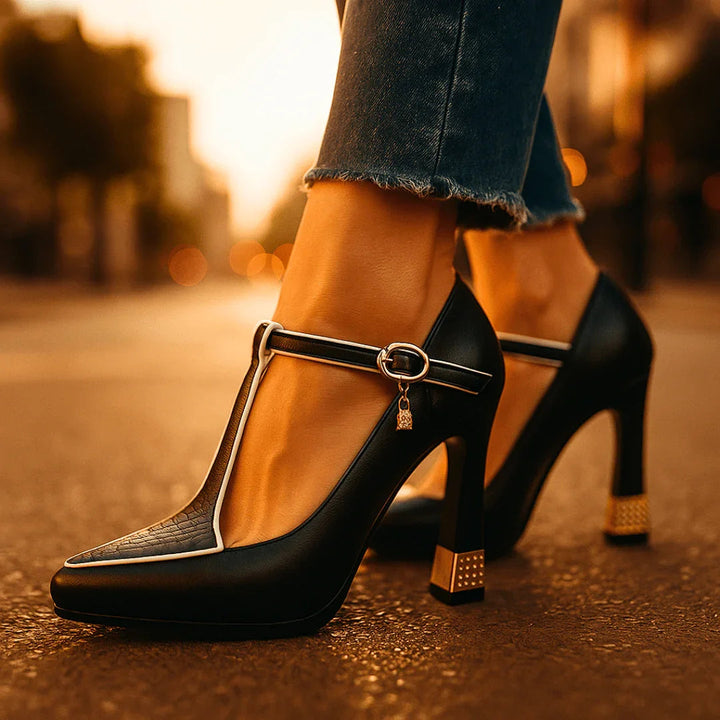 Isadora | Women’s T-Bar Heels for Occasion Outfits