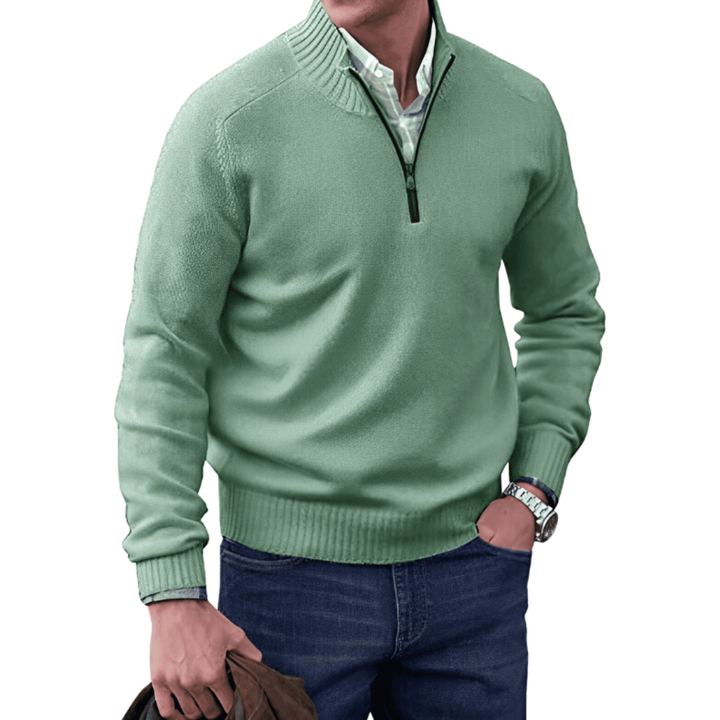 Calen | Men’s Quarter Zip Jumper designed for everyday layering