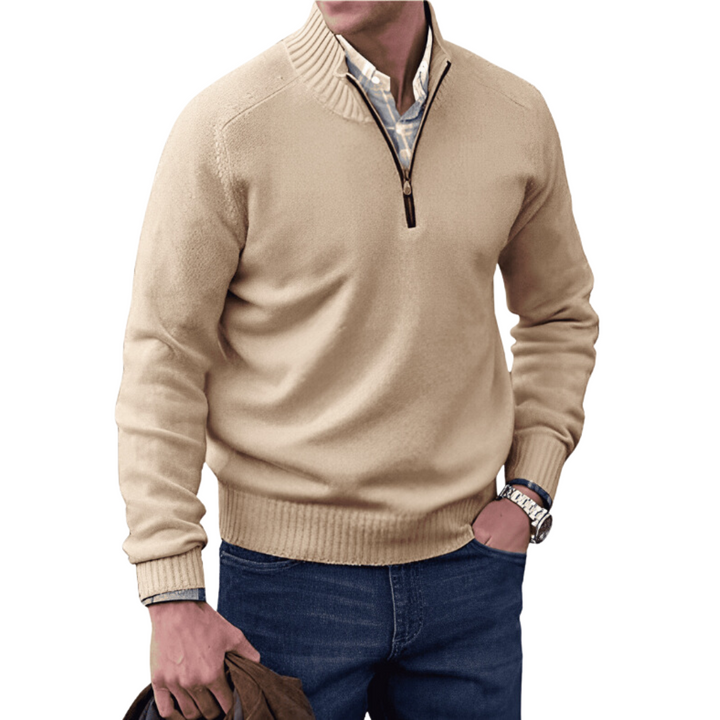 Calen | Men’s Quarter Zip Jumper designed for everyday layering