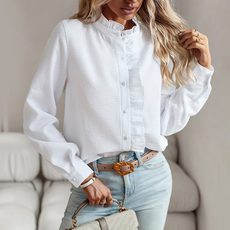 Emilia | Women’s Ruffled Blouse for Casual Elegance