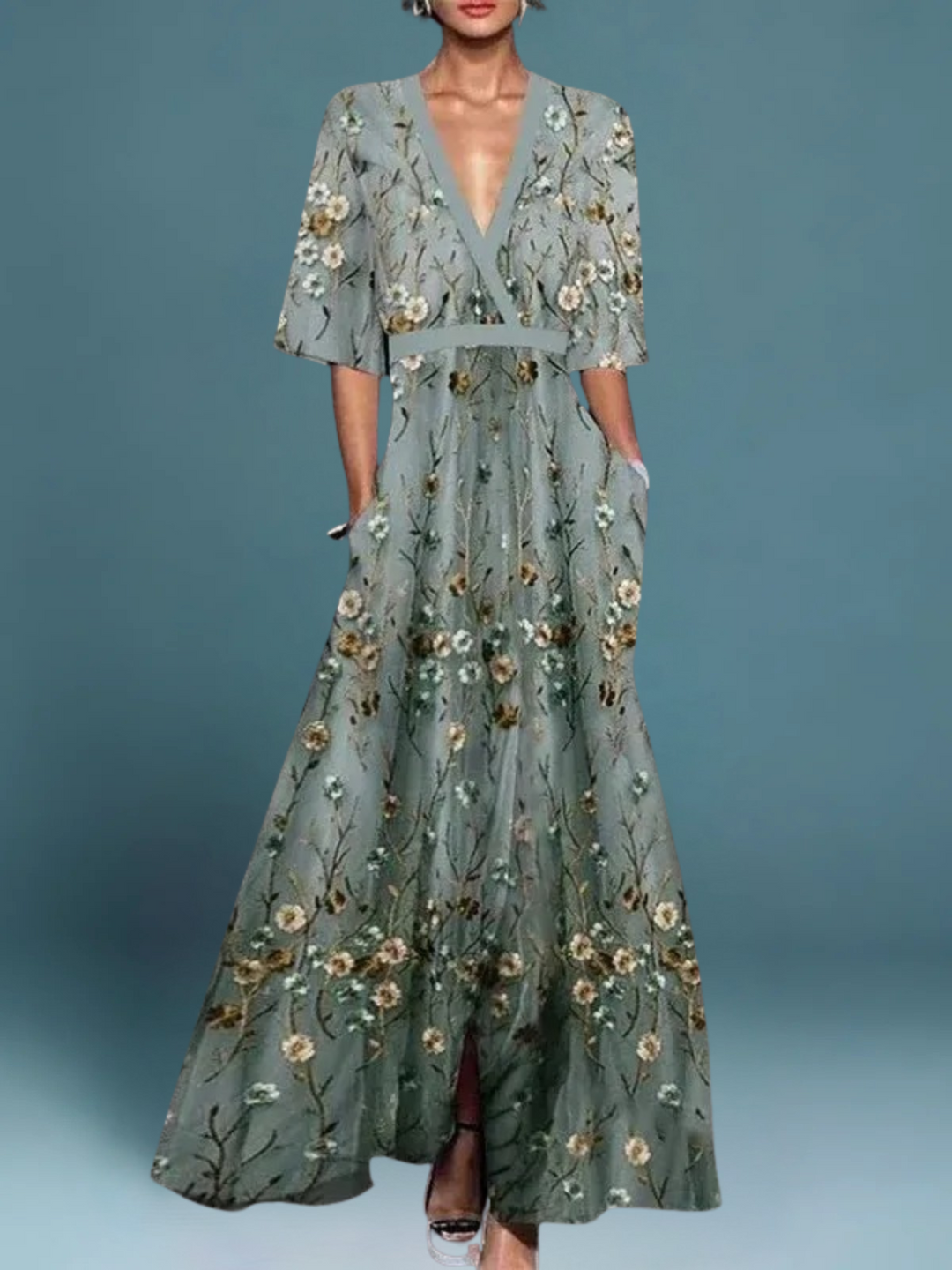 Florianne | Women’s Maxi Dress featuring Floral Pattern