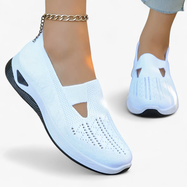 Zerina | Women’s Slip-On Trainers with perforated cut-out vibe