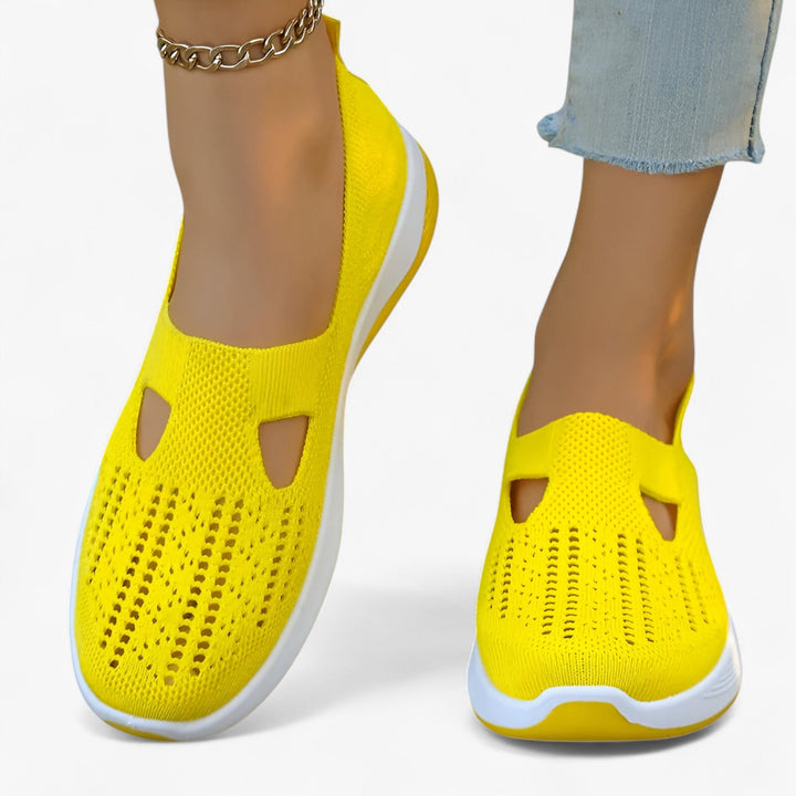 Zerina | Women’s Slip-On Trainers with perforated cut-out vibe