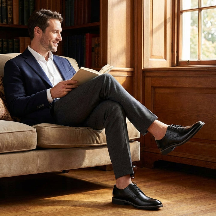 William | Men's Lace Up Shoes With Smooth Finish