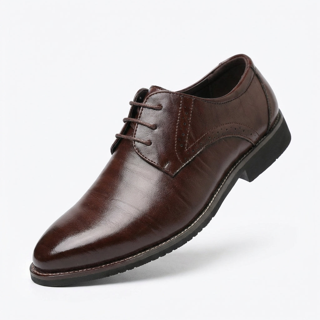 William | Men's Lace Up Shoes With Smooth Finish