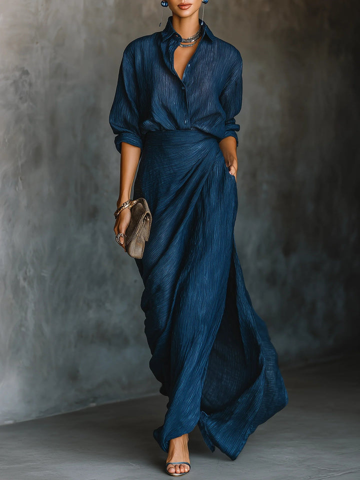 Vivienne | Women’s Two-Piece Set in a Draped Occasion Look
