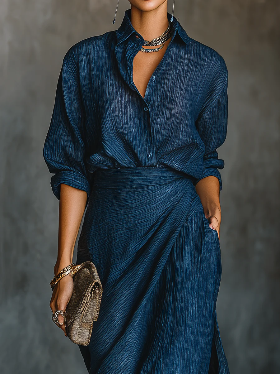 Vivienne | Women’s Two-Piece Set in a Draped Occasion Look