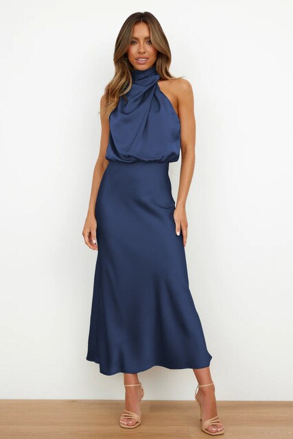 Selene | Women’s Halter Dress