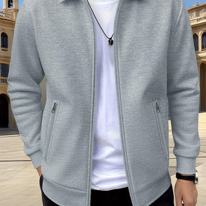Corvin | Men’s Zip Jacket in a Clean Modern Style