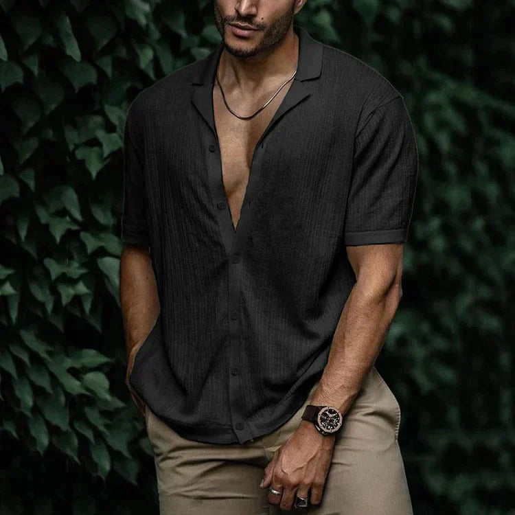 Elion | Men’s Casual Shirt with Short Sleeves