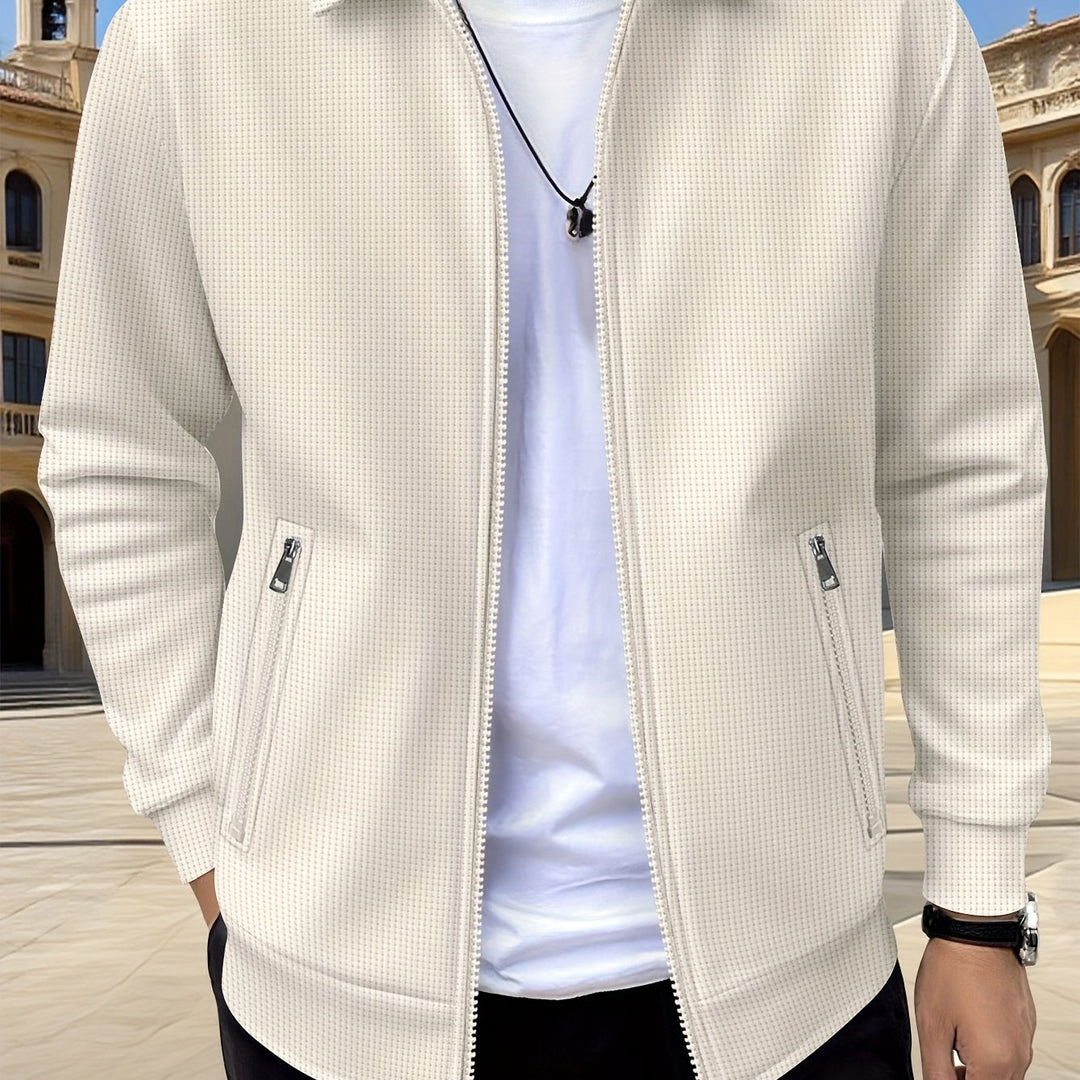 Corvin | Men’s Zip Jacket in a Clean Modern Style