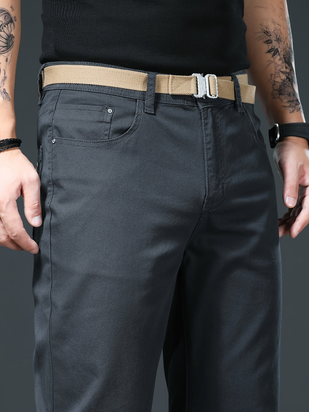 Zenvor | Men’s Straight-Leg Trousers with polished, precise tailoring