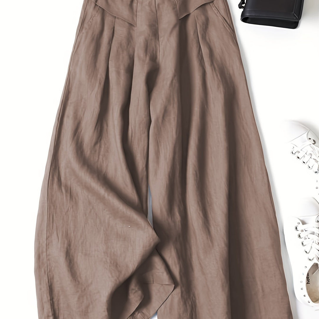Velora | Women’s Wide-Leg Trousers designed for Laid-back Fit