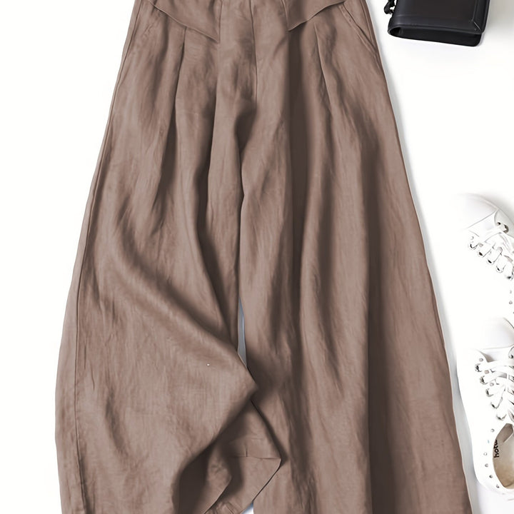 Velora | Women’s Wide-Leg Trousers designed for Laid-back Fit