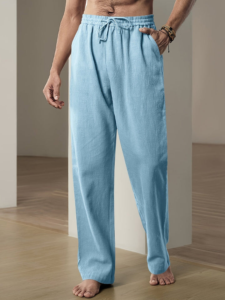 Renzo | Men’s Drawstring Trousers with Relaxed Fit