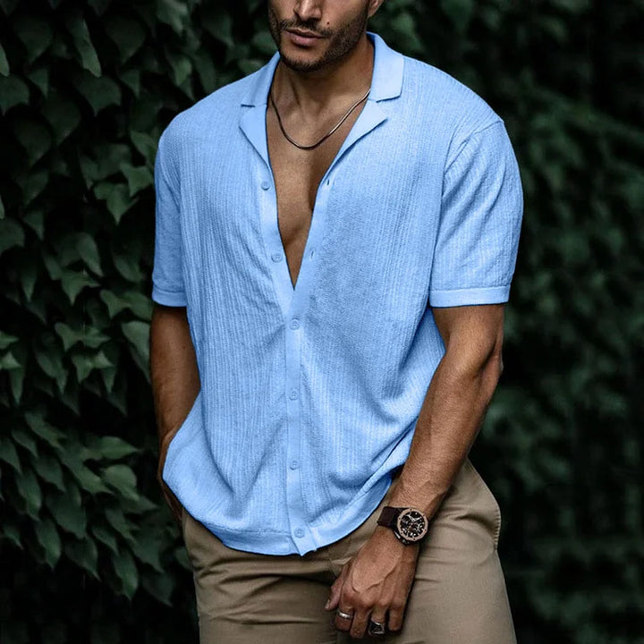 Elion | Men’s Casual Shirt with Short Sleeves