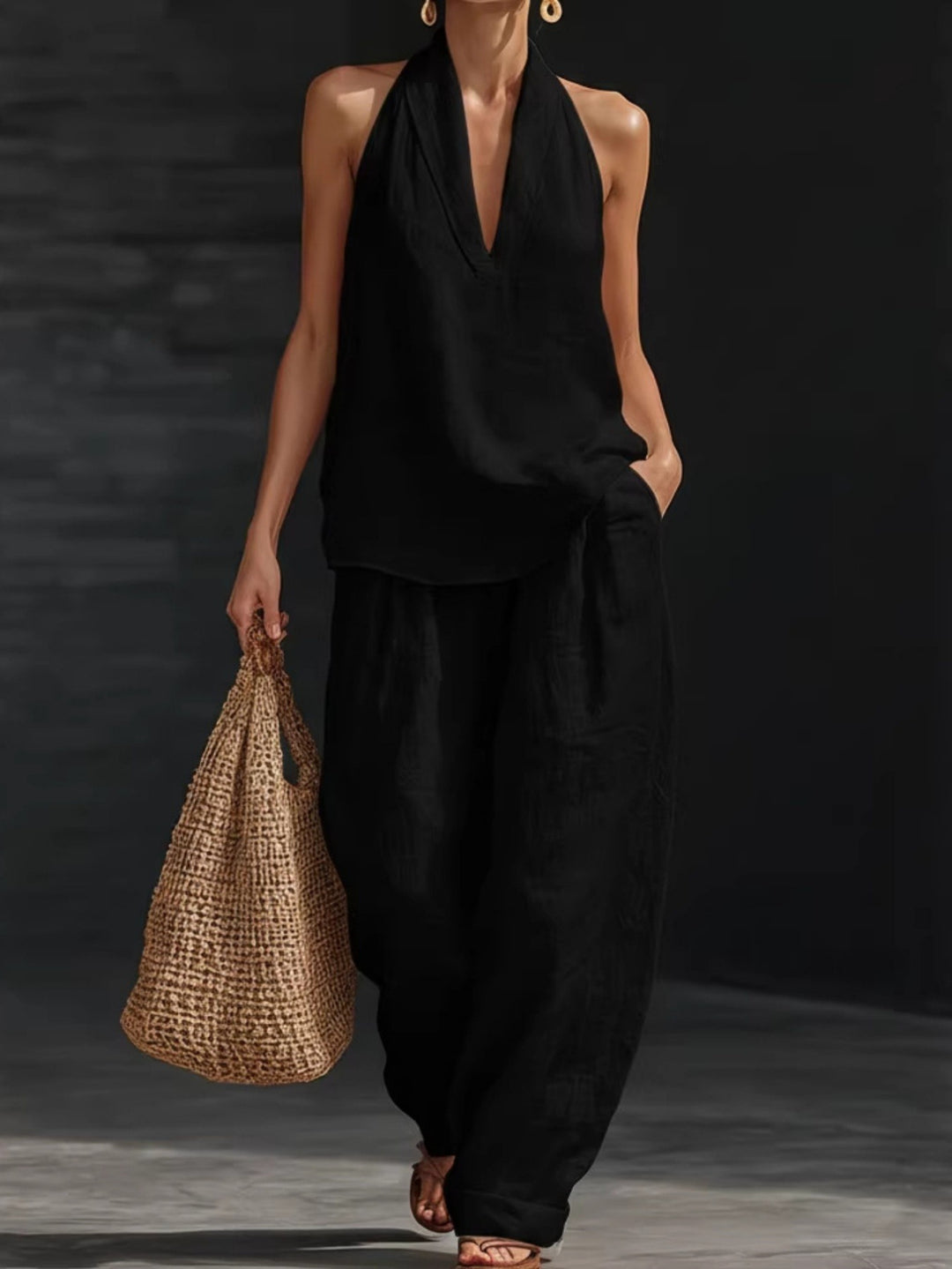 Neraya | Women’s Two-Piece Set designed for effortless attire