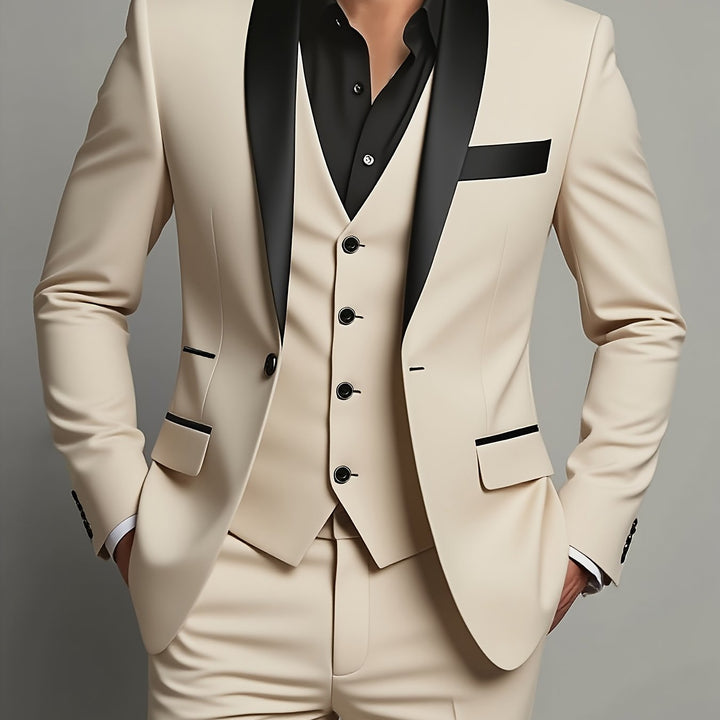 Lenvor | Men’s Three-Piece Suit designed for formal occasions