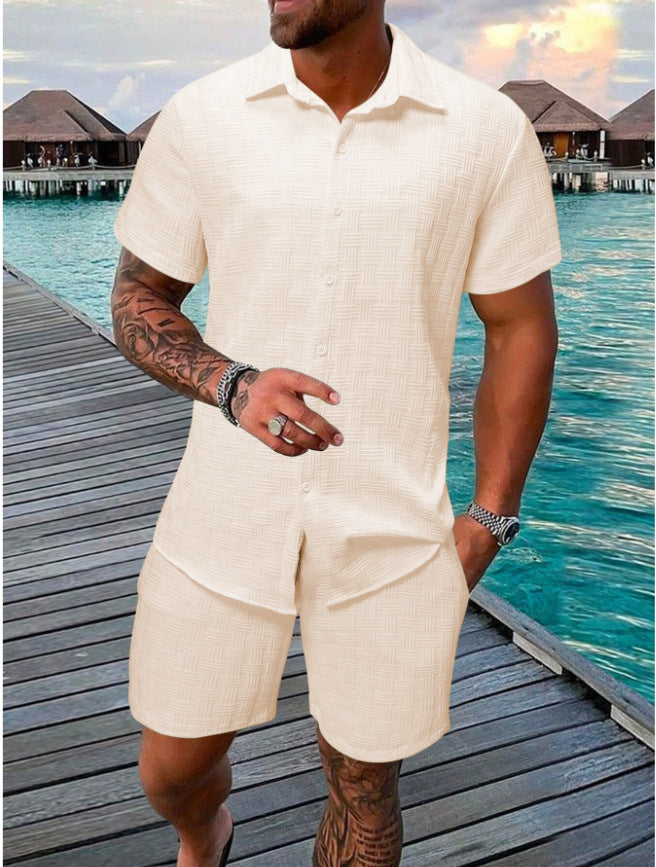 Naverio | Men’s Two-Piece Set in a easy summer expression