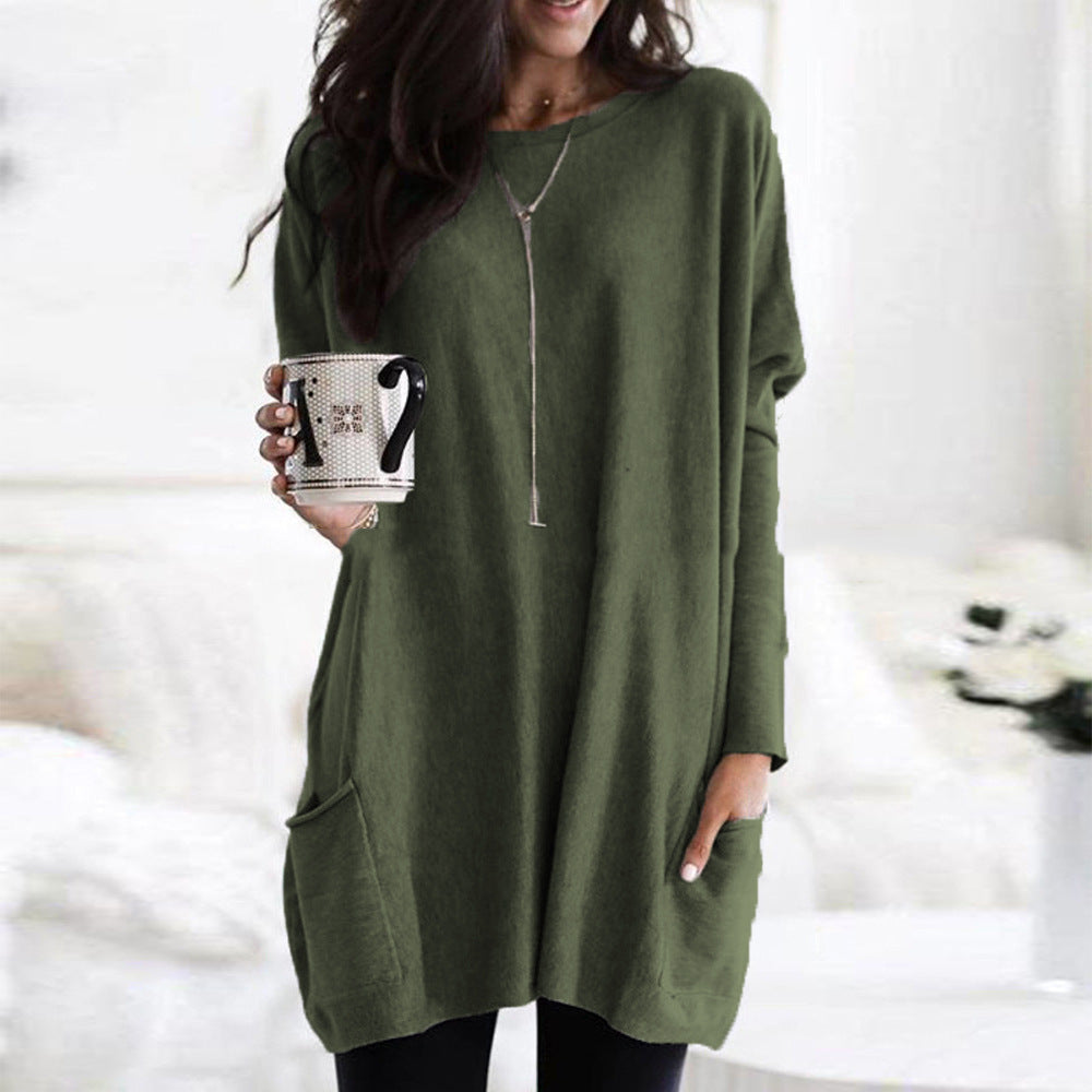 Maris | Women’s Oversized Tunic Dress with Pocket Detail