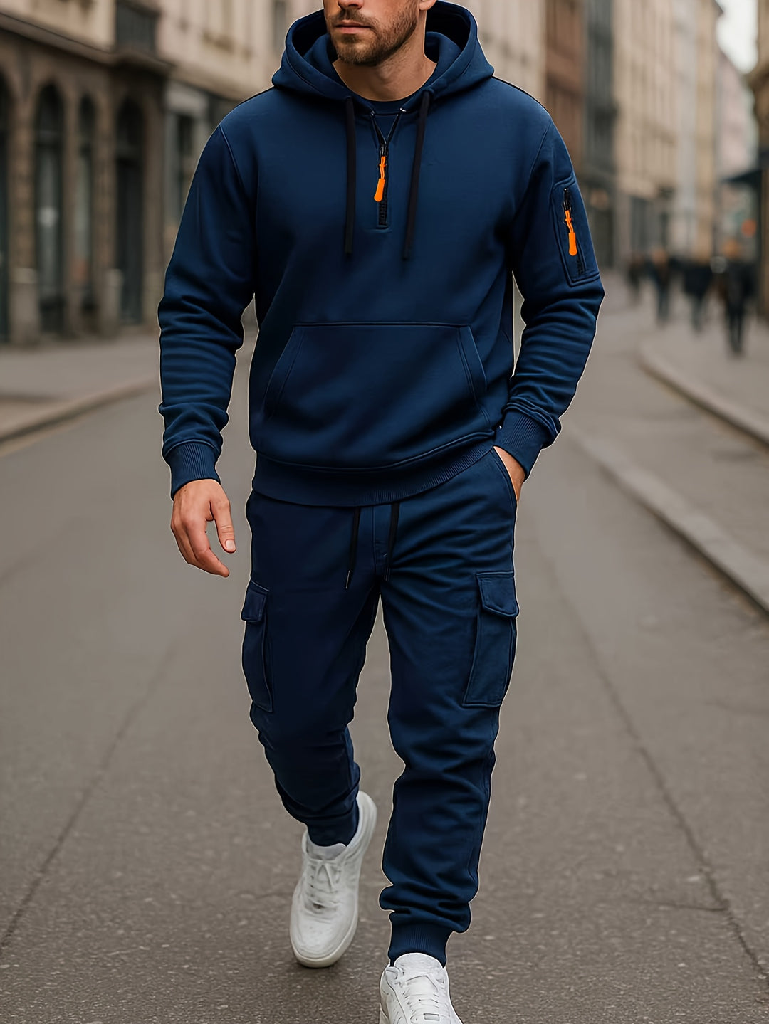 Zyren | Men’s Hoodie Set in a Sport-Ready Design