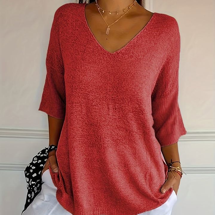 Torvella | Women’s V-Neck Top for Easy Everyday Appearance