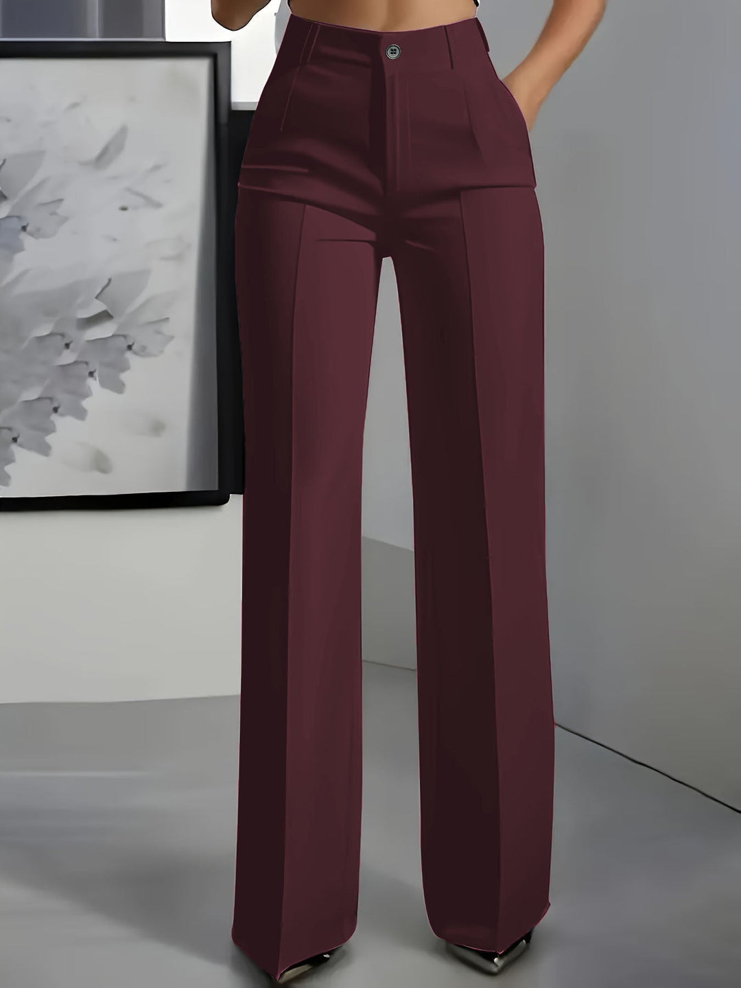 Virelta | Women’s High-Waist Trousers with straight-leg cut and tailored finish