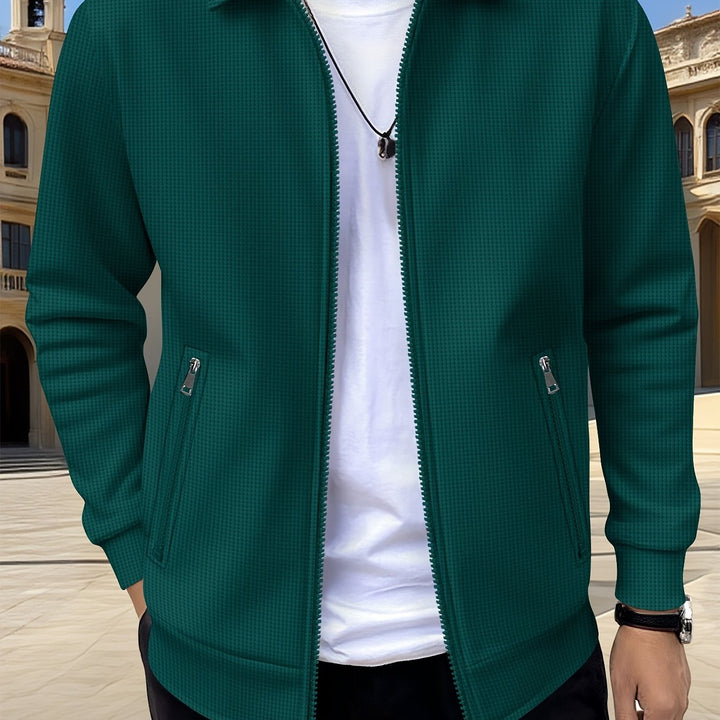 Corvin | Men’s Zip Jacket in a Clean Modern Style