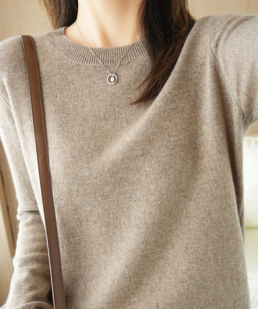 Serena | Women’s Crew Neck Sweater with Soft Feel