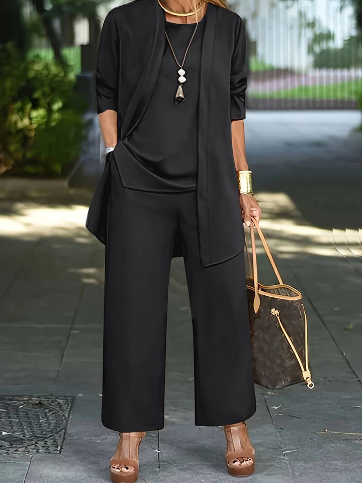 Roxanne | Women’s Three-Piece Set for Neat Casual Appearance