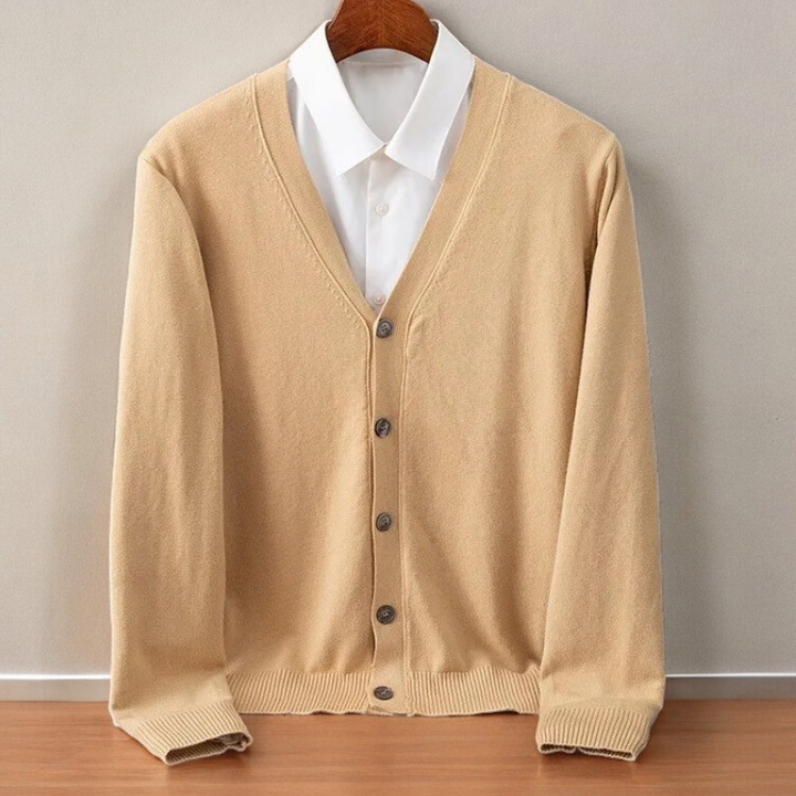 Evander | Men’s Button Cardigan for Elevated Everyday Layers