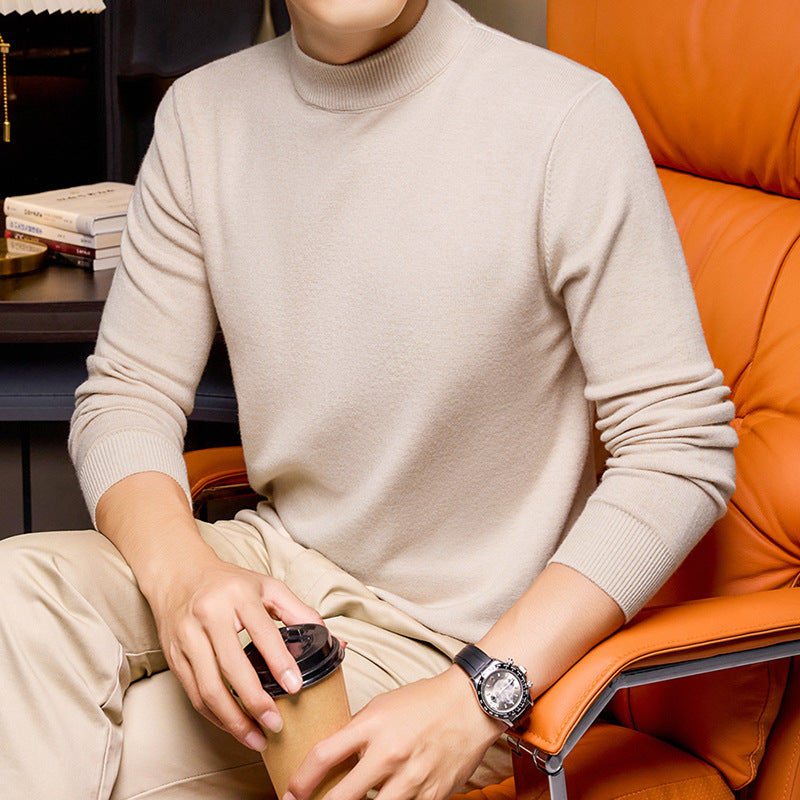 Zeravon | Men’s High Neck Sweater with fitted silhouette
