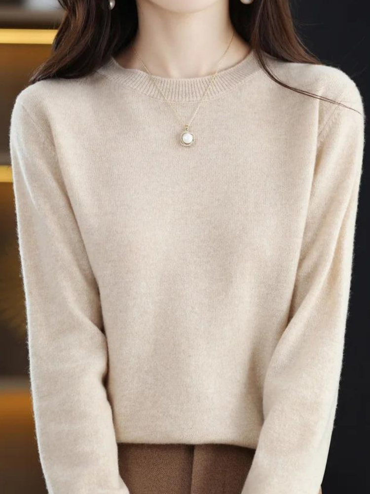 Serena | Women’s Crew Neck Sweater with Soft Feel