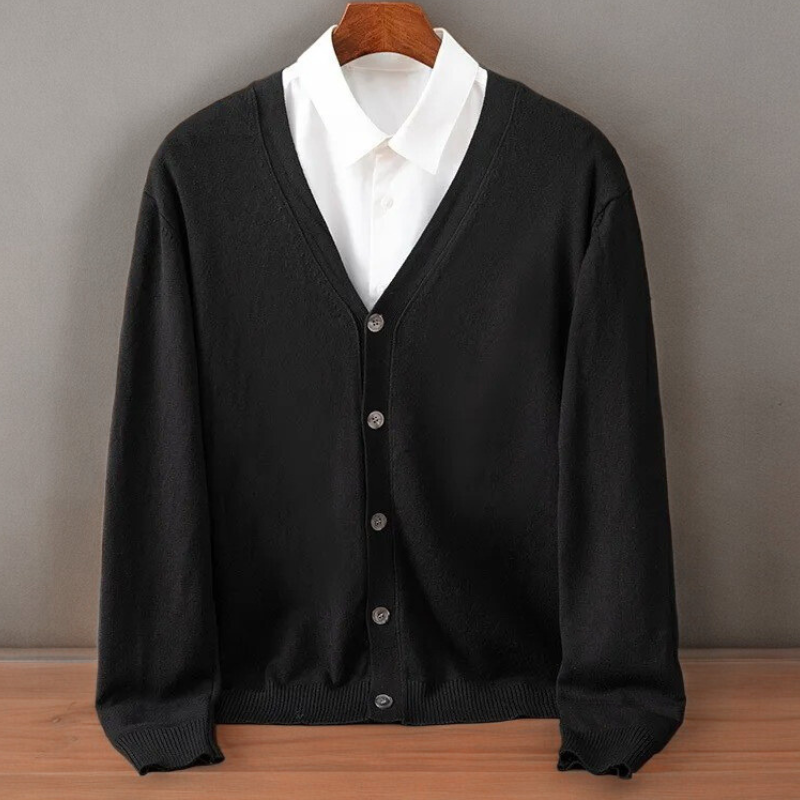 Evander | Men’s Button Cardigan for Elevated Everyday Layers