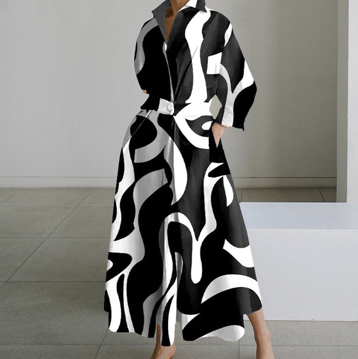Elyra | Women’s Shirt Dress in a polished midi framework