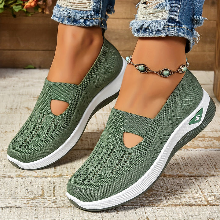 Elvora | Women’s Slip-On Trainers with breathable design and lightweight sole