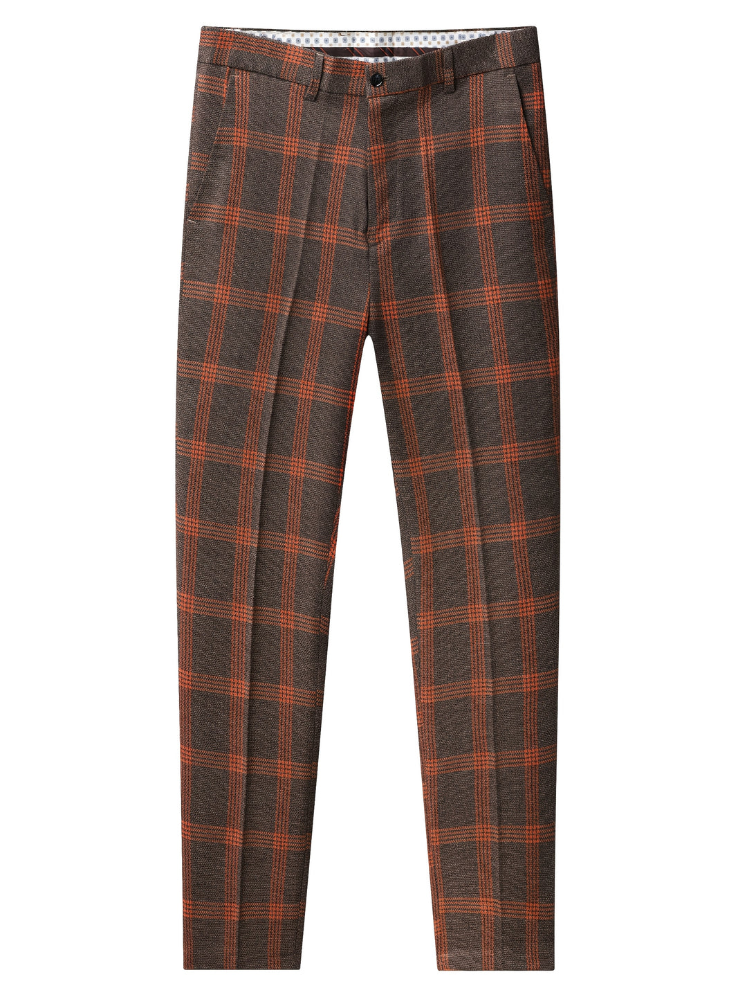 Orvex | Men’s Check Suit designed for formal and evening put on