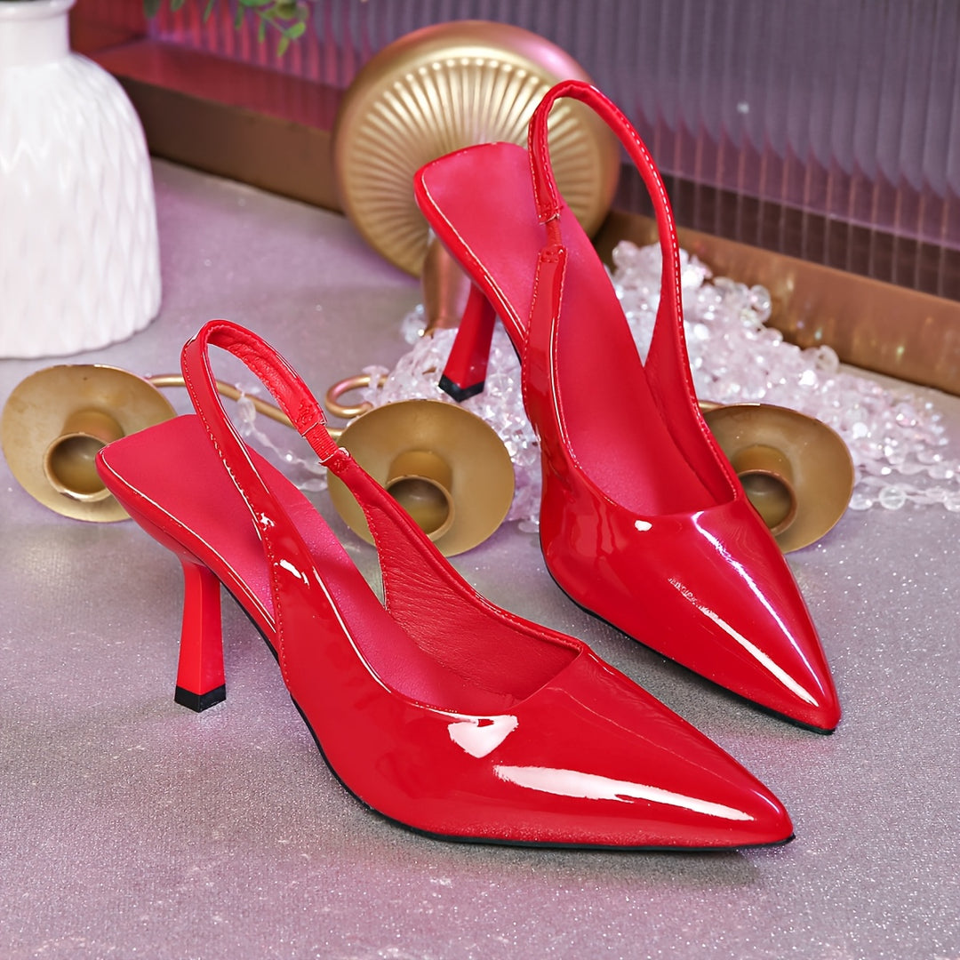 Isla | Women’s Slingback Heels in a Pointed Toe Design