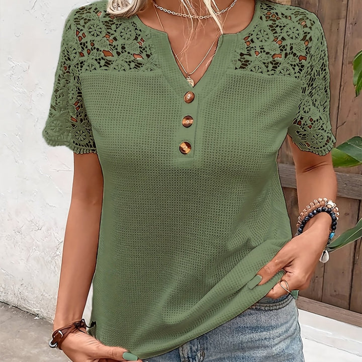 Soraya | Women’s Top with Button Front